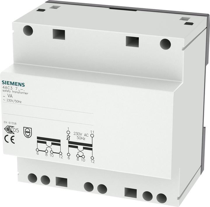 Siemens Sicherheitstrafo 230V 12/24V 3,3/1,6A 4AC3740-0