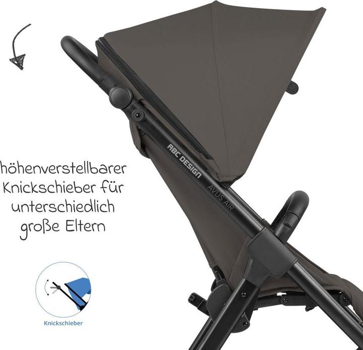 Actual product image ABC Design Avus Air buggy & pushchair with pneumatic wheels Buggies & pushchairs
