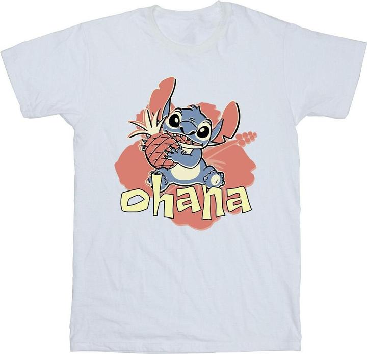 Disney Lilo And Stitch Ohana Pineapple TShirt