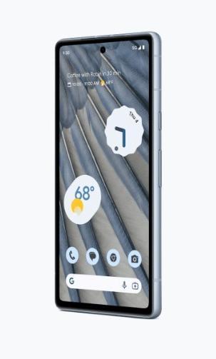 Produktbild Google Pixel 7a (128 GB, Sea, 6.10", SIM + eSIM, 64 Mpx, 5G)