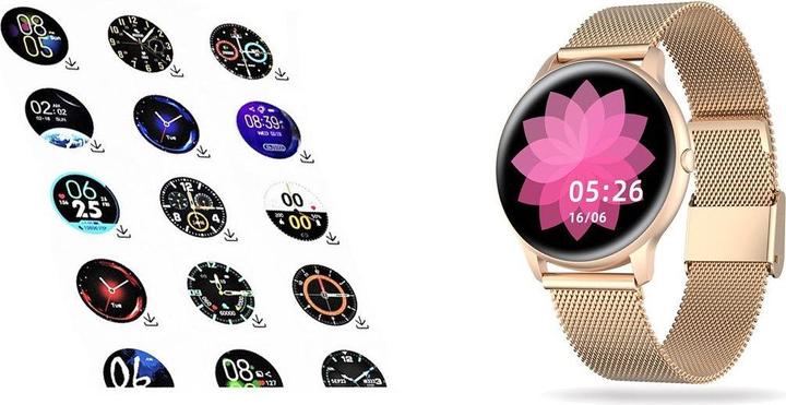 Produktbild Gino Rossi Smartwatch SW015-4 Różowe złoto (SW015-4) (45 mm)