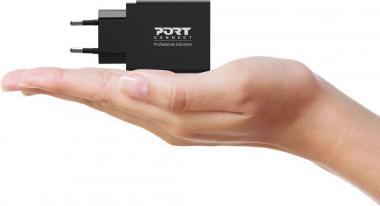 Produktbild Port Designs 900105-EU mobile device charger Black Indoor (45 W)