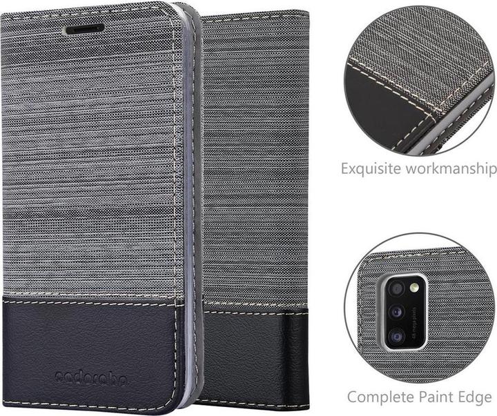 Produktbild Cadorabo Book Jeans Optik Cover (Samsung Galaxy A41)