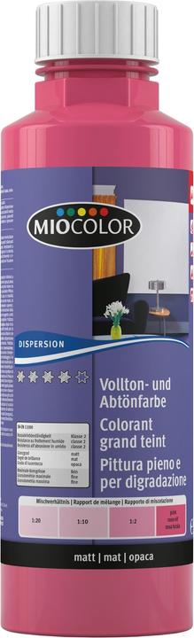 Miocolor Vollton- und Abtönfarbe Pink 500 ml (Pink, 500 ml)