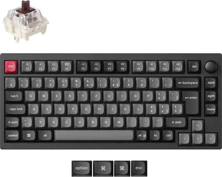 Immagine prodotto Keychron Lemokey P1 Pro (CH, Senza fili, Cablato)