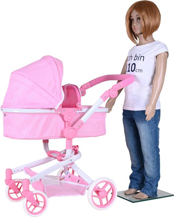 Image du produit Knorrtoys Poussette de poupée Boonk - "Princess white rose