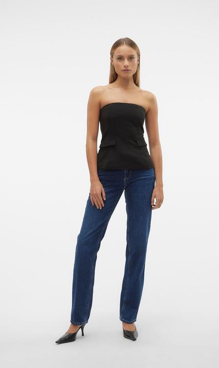 Produktbild Vero Moda VMPAM Niedrige Taille Gerade geschnitten Jeans Straight-Fit (W31/L32)