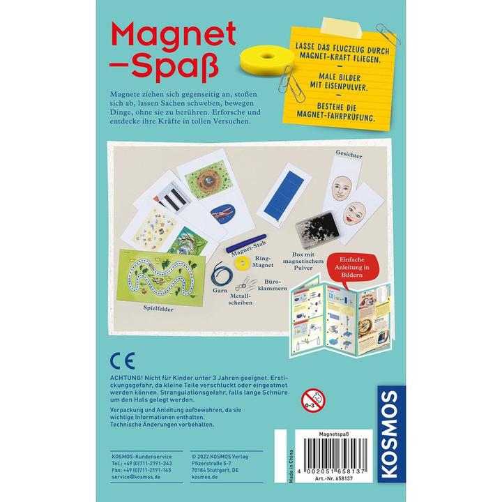 Actual product image Kosmos Magnetic fun experiment kit