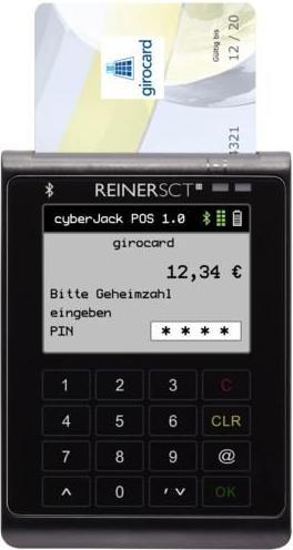 Produktbild ReinerSCT cyberJack POS Kartenzahlungsterminal fuer Handwerk Dienstleistung und Handel girocard Z... (USB 2.0)