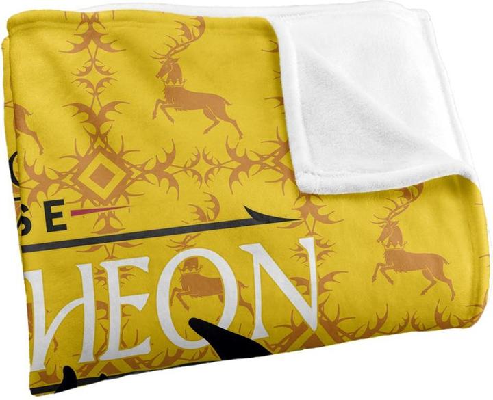 Actual product image Game of Thrones House Baratheon Blanket (152 x 127 cm)