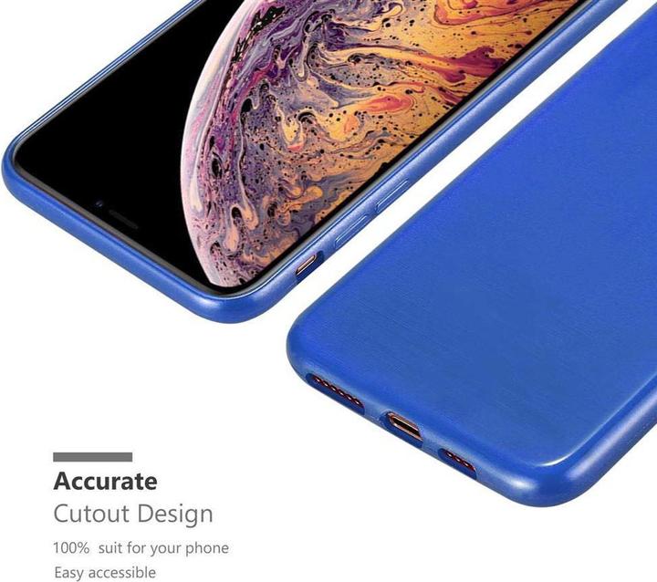 Actual product image Cadorabo TPU Brushed Cover (Apple iPhone XS Max)