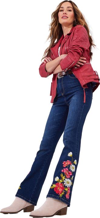 Actual product image Joe Browns Floral Embroidered Bootcut Jeans (42)