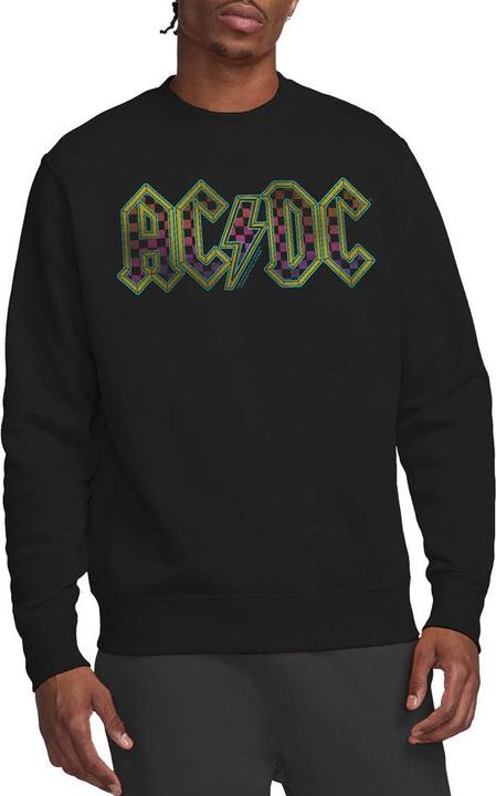 Immagine prodotto AC/DC Felpa Logo a Scacchiera Gradiente Adulto Unisex (M)