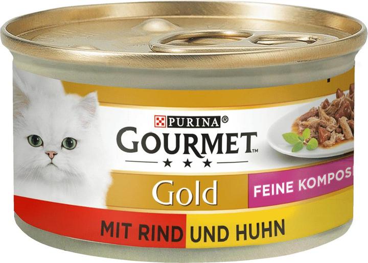 Actual product image MGA Gold Fine Composition with Beef and Chicken (Adult, 1 pcs., 85 g)
