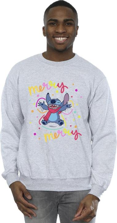 Immagine prodotto Disney Lilo & Stitch Merry Rainbow Felpa Uomo (4XL)
