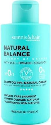 Immagine prodotto NoName SOMNIS&HAIR Natural Balance 94% Shampoo per capelli naturali 250ml (Shampoo liquido)