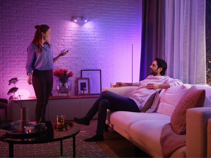 Image du produit Philips Hue Kit de démarrage White & Color Ambiance (GU10, 4.20 W, 400 lm, 3 x, E)