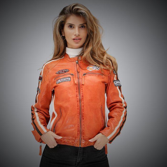 Produktbild Grandprix Originals GPO - Gulf Lady Racing Jacket, orange, Gr. 38 (38)