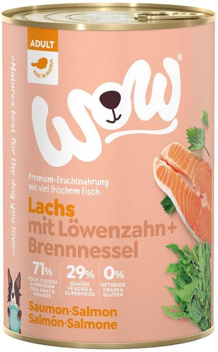 Produktbild WOW Adult, Lachs mit Tomate (Adult, 1 Stk., 400 g)