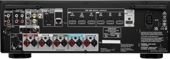Actual product image Denon AVR-S660H (5.2 channels, AM, FM)
