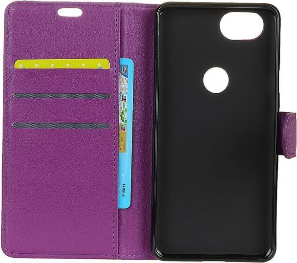 Actual product image MU Classic Leather cover with litchite texture (Google Pixel 2)