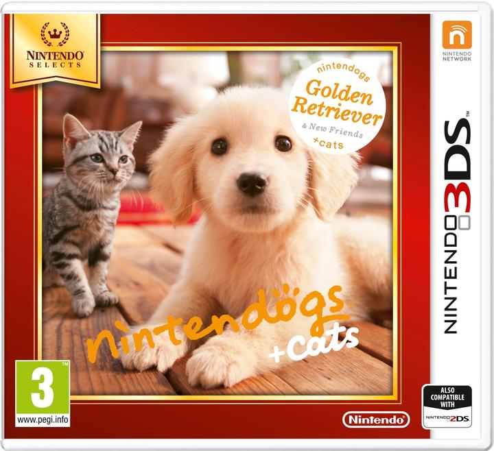 Immagine prodotto Nintendo Nintendogs + Cats: Golden Retriever (3DS, Multilingue)
