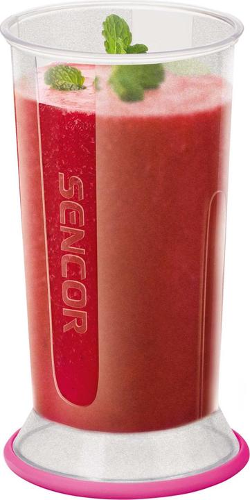 Actual product image Sencor SHB 4468RS-EUE3 blender 0.7 L Hand Blender 1000 W Pink, Stainless steel