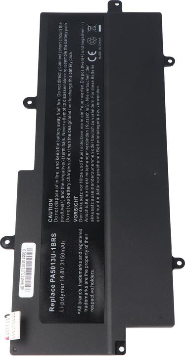 Actual product image Toshiba Battery Portege Z830 Ultrabook Battery, Z835, Z930, Z935, PA5013U, PA5013U-1BRS (4 Cells, 3000 mAh)