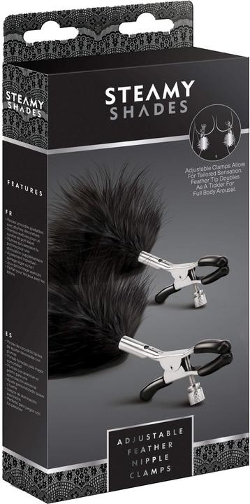 Immagine prodotto Steamy Shades Morsetti per capezzoli a piuma regolabili