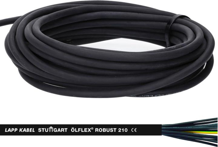 Actual product image Lapp 10 metres 0021936 Ölflex Robust 210 All-weather control cable 7x1.5 mm² with protective conductor I (10 m)