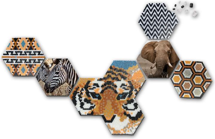 Actual product image Ses Beedz Art - Hex Tiles Safari