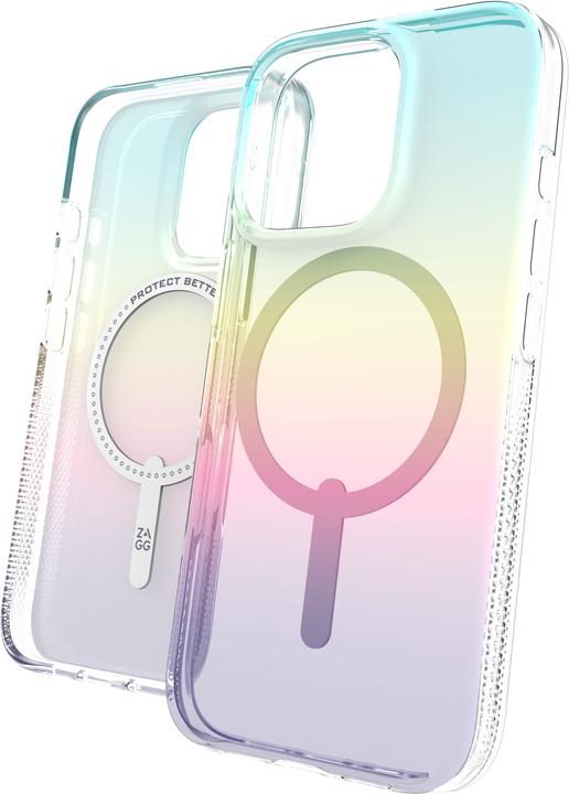 Immagine prodotto Zagg Milan Snap MagSafe Custodia per iPhone 16 Pro - Iridescente (Apple iPhone 16 Pro)