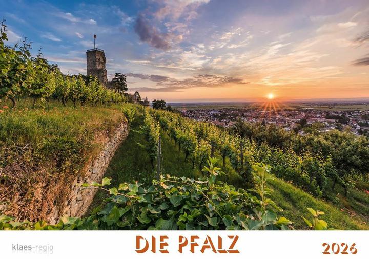 Produktbild Die Pfalz 2026 Bildkalender A4 quer, spiralgebunden (A4)