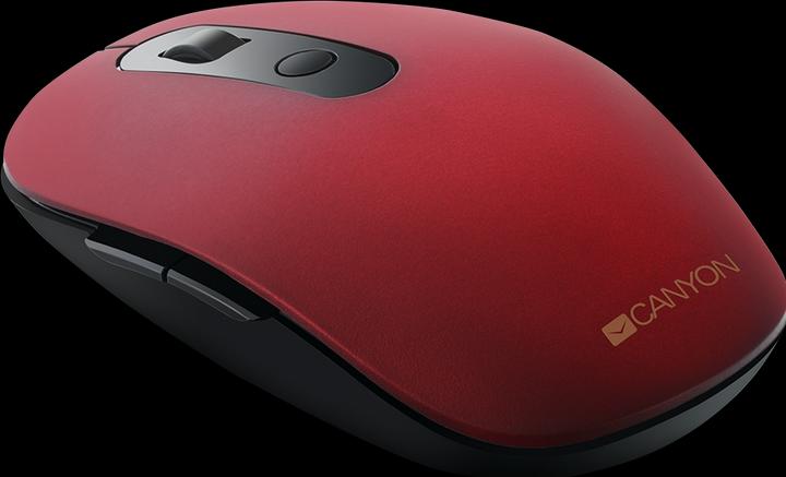 Actual product image Canyon MW-9 2 in 1 Optical Wireless Mouse 6 Buttons, DPI 800/1000/1200/1500, 2 modes (BT / 2.4GHz) (Wireless)