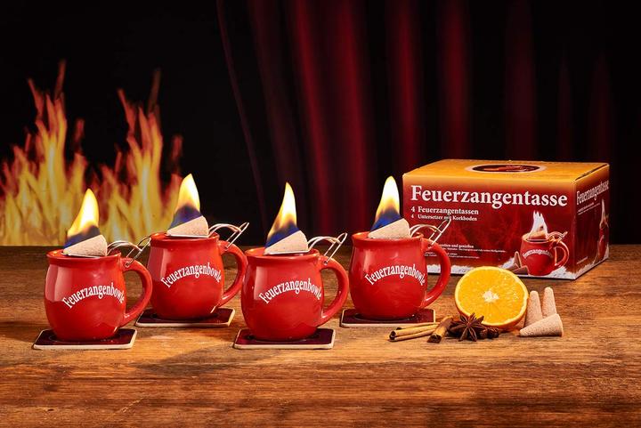 Feuerzangentasse 4er-Set (200 ml, 4 x)
