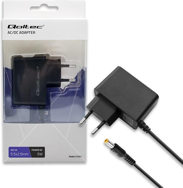 Image du produit Qoltec 51021 Alimentation enfichable 5W 5V (5 W)