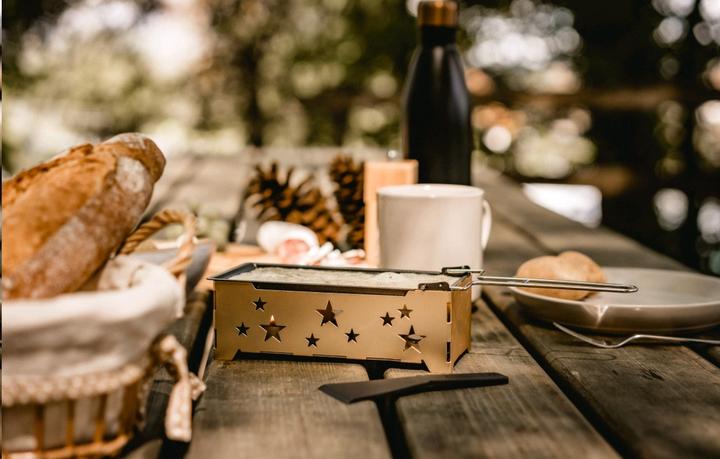 Immagine prodotto Kadastar Tealight Raclette 2go Golden Star Oro/Nero