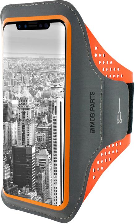 Actual product image Mobiparts Comfort Fit Sport Armband Apple iPhone 11 Neon Orange