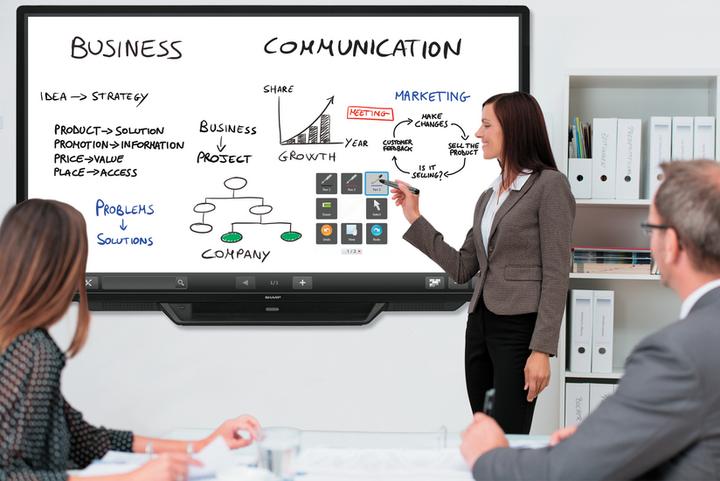 Immagine prodotto Sharp BIG PAD PN-80TC3 - 203,2 cm (80") di diagonale classe display LED - interattivo - con (1920 x 1080 pixel, 80")