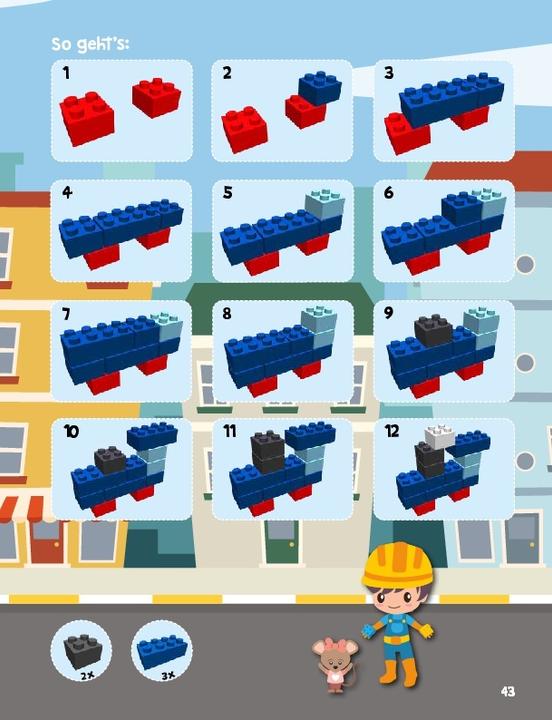 Produktbild Tipps für Kids: Das Ideenbuch für LEGO® Basis-Steine (Deutsch, Achim Schuck, 2021)