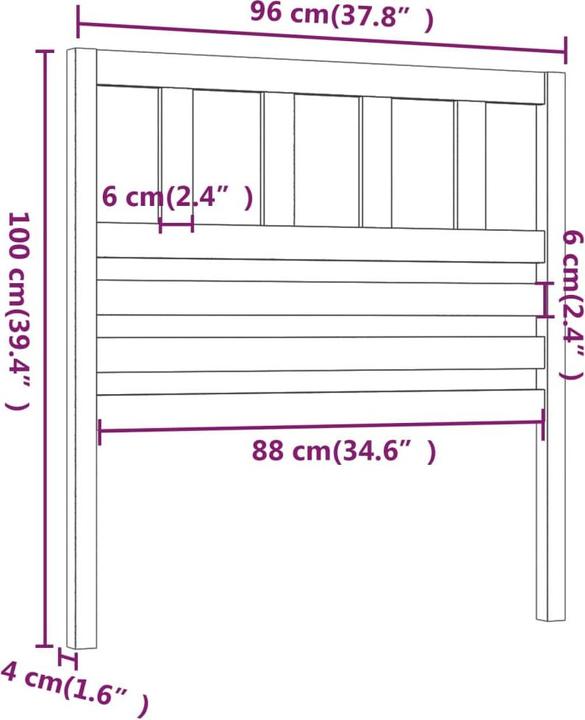Actual product image VidaXL Kipper (106 x 4 x 100 cm)