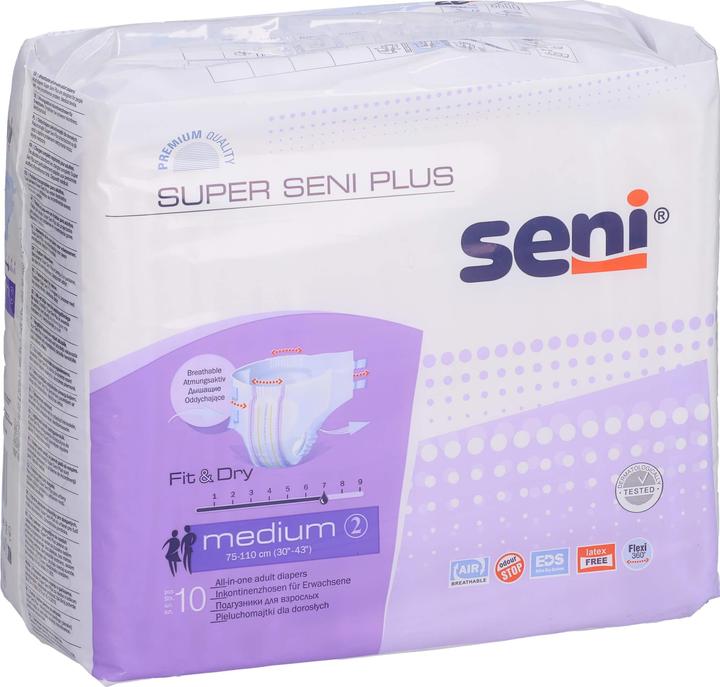 Image du produit Seni Super M Plus Couche N (10 x, M)