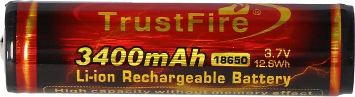 Image du produit Trustfire Accu 18650 3400mAh, PCB protégé (Flame) (1 pcs, 18650, 3400 mAh)