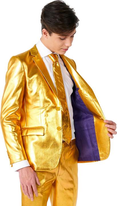 Produktbild OppoSuits Teen Groovy Gold Anzug für Jugendliche (146)