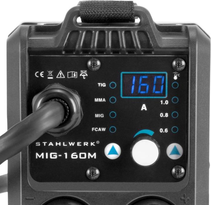 Actual product image Stahlwerk Welding machine MIG MAG 160 M IGBT 5 in 1 combi device with 160 amps