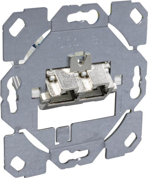 Actual product image Cobinet RJ45-TL double socket Cat.6Aupk pure white designable