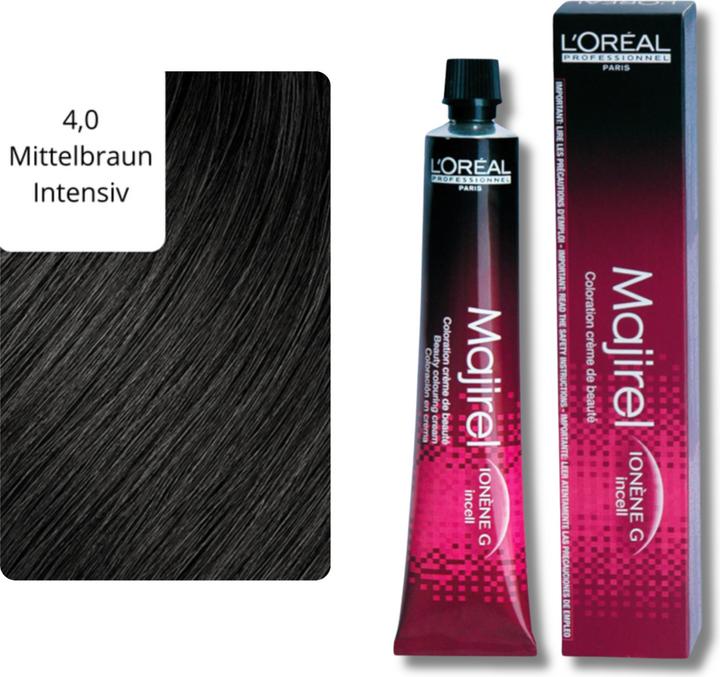 Actual product image L'Oréal Professionnel Majirel (4.0 medium brown intensive)