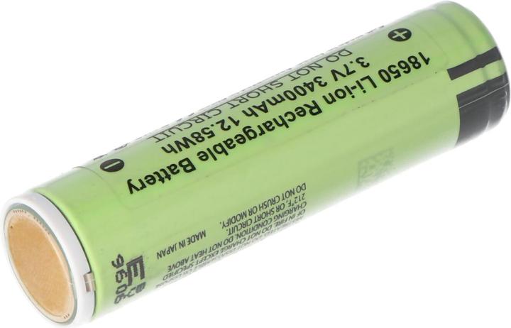 Actual product image Panasonic industrial batteries for NCR18650B battery (1 pcs., 18650, 3400 mAh)