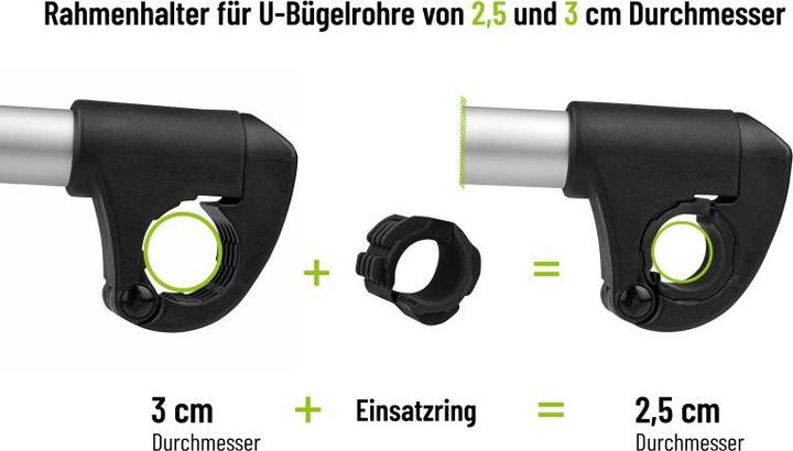 Produktbild Eufab Verstellbarer Strap-Rahmenhalter 27cm