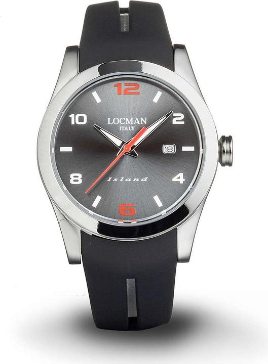 Locman Italy Herrenuhr Island grau Ref. 0613A (Analoguhr, 40 mm)